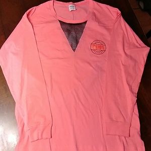 VS PINK LS Campus t-shirt